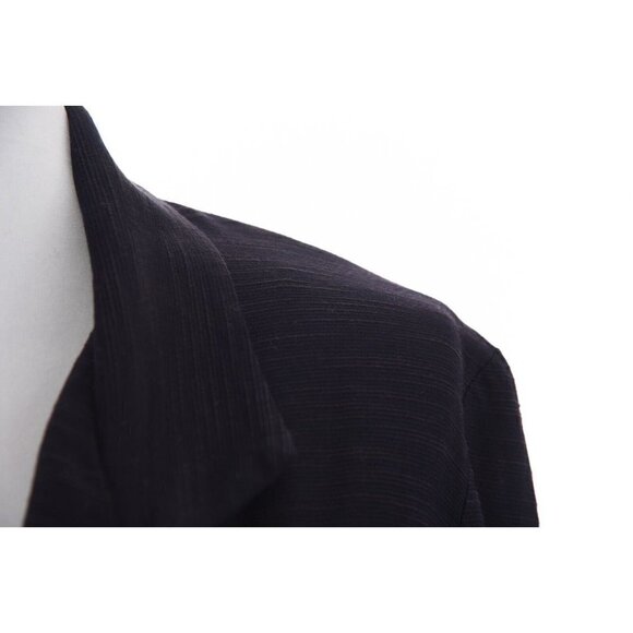 Kieley Kimmel Women Sz S Oversize Boxy Blazer Jacket Viscose Wool Lagenlook Blue - Picture 6 of 11